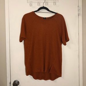 Long Orange t-shirt from Suzy Shier
